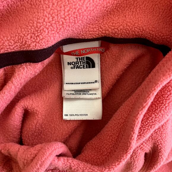 The North Face Pink 1/4 Zip Pullover Top Size Large - Picture 6 of 8
